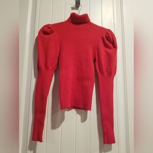 Red Turtleneck Sweater